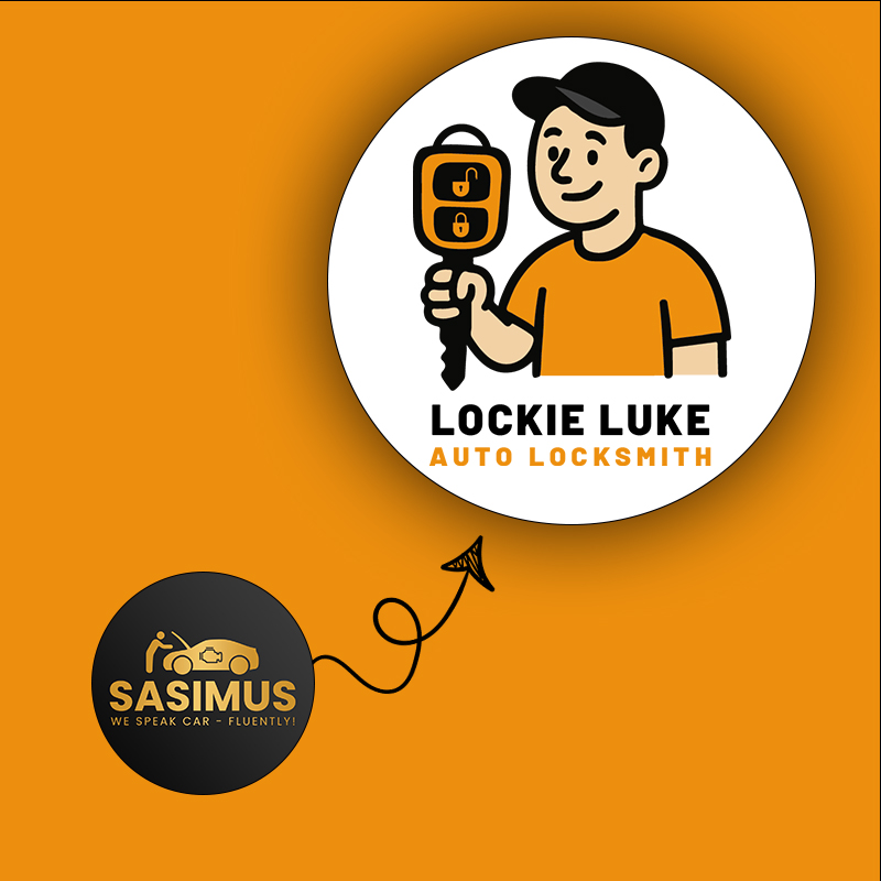 Sasimus to Lockie Luke transition: LOCKIE LUKE AUTO LOCKSMITH – SASIMUS – WE SPEAK CAR - FLUENTLY!